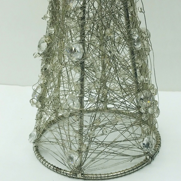 Angle Christmas Tree Topper Wire Gem Crystal 13" - Picture 6 of 8